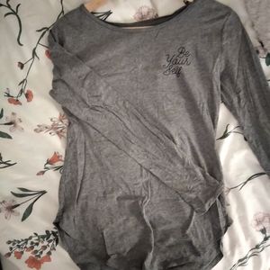 Dark Gray Be Yourself Old Navy Long Sleeve